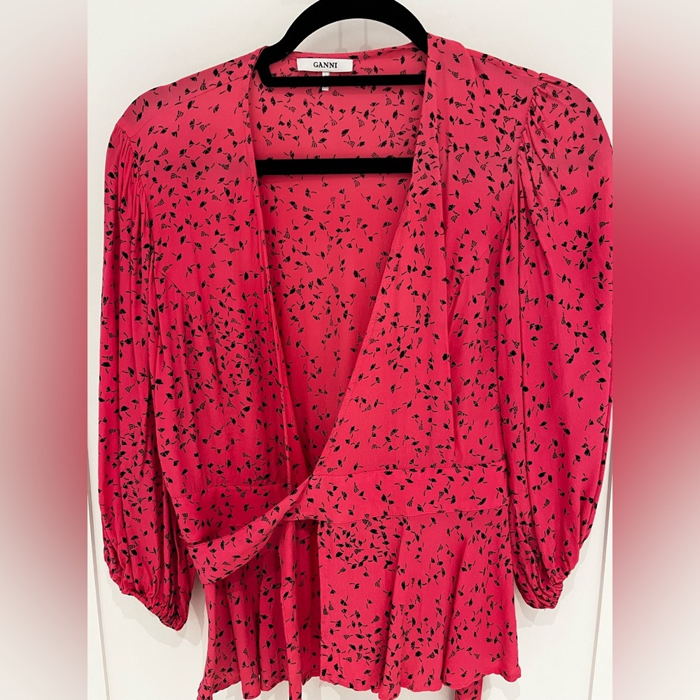 Gianni wrap blouse